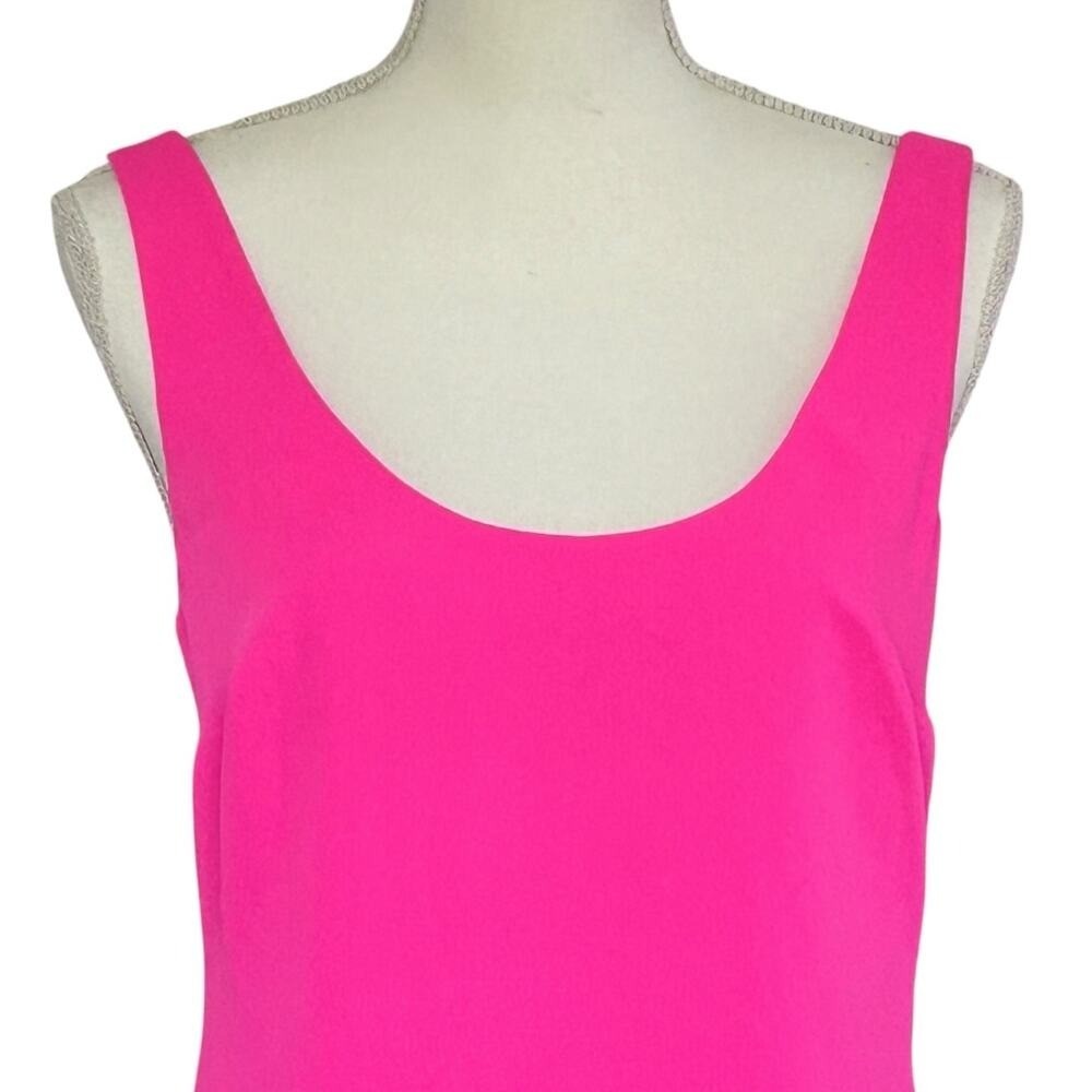 Amanda Uprichard Pink Mini Dress Sleeveless Sheath Party Cocktail Women Size S - Picture 3 of 8